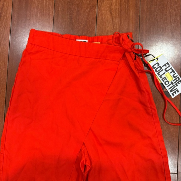 FUTURE COLLECTIVE Jenee Naylor MID-RISE SARONG WIDE LEG PANT Sz XXS Small - NWT - Picture 5 of 9